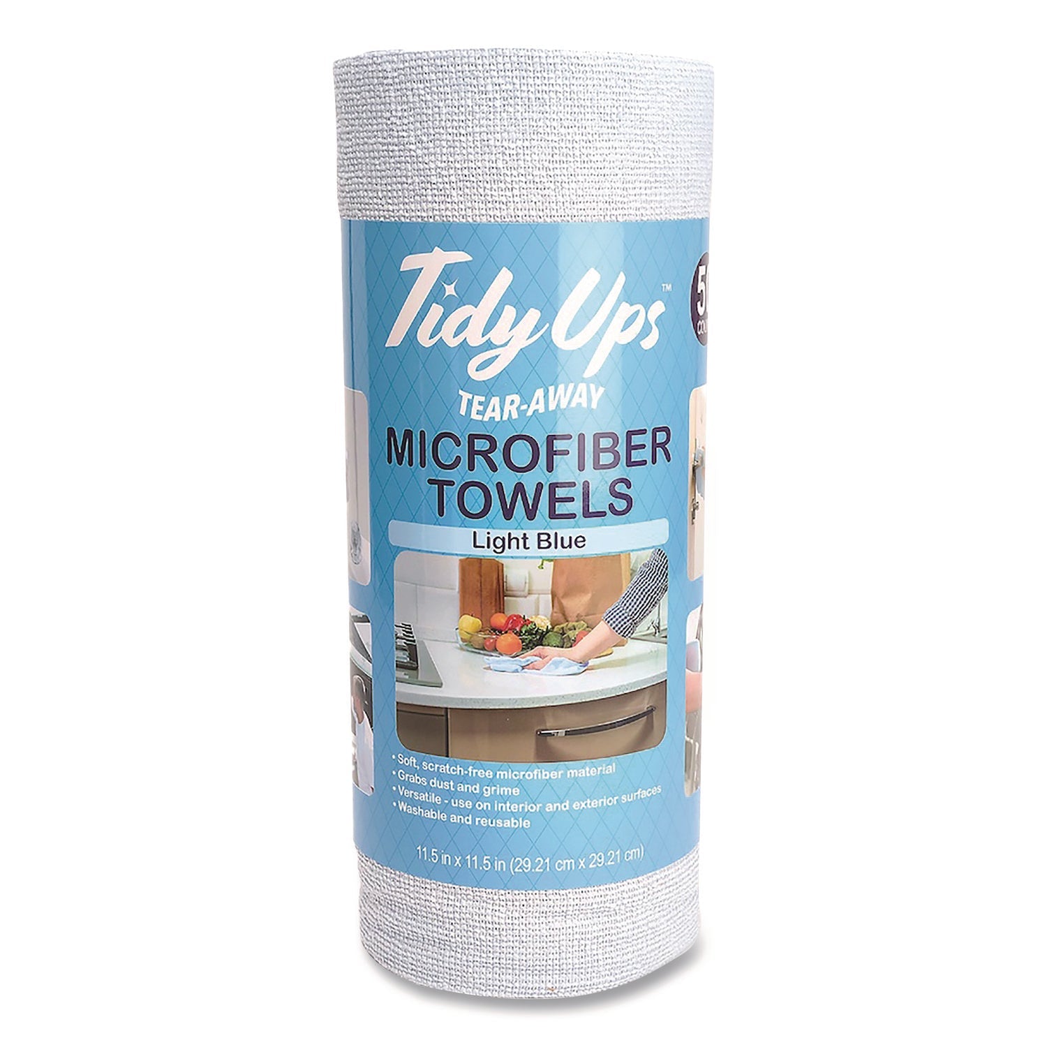 tidyups-microfiber-towel-roll-11-5-x-11-5-blue-50-sheets-roll-ch7tu68093_1